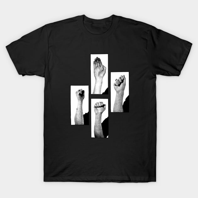 Four hands T-Shirt by matthewmazurkiewicz